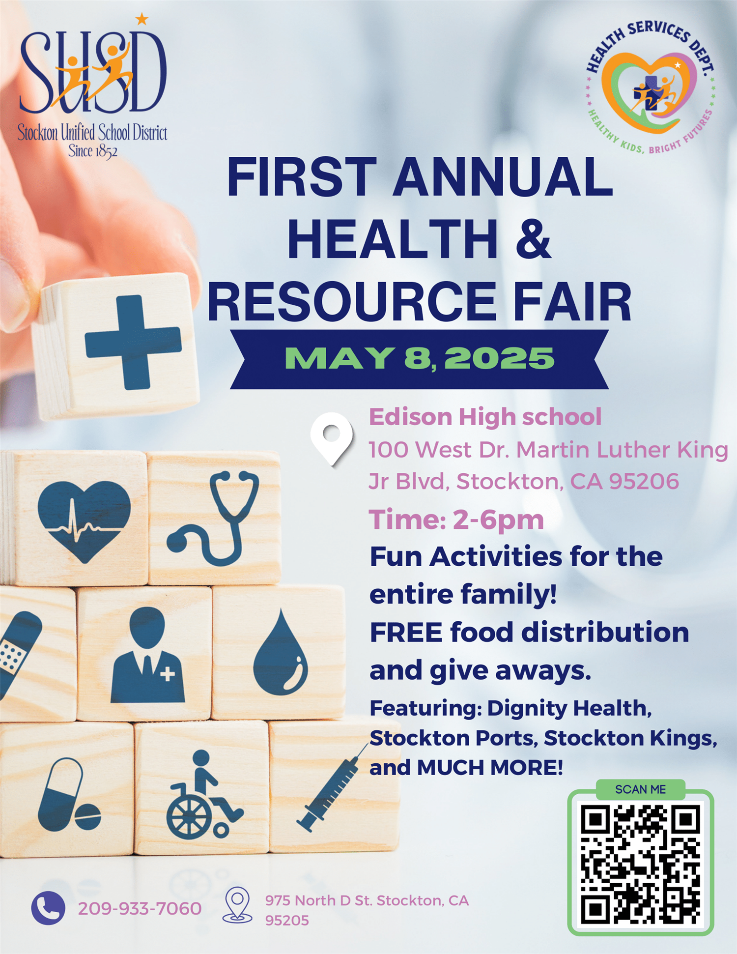  Join us Thursday, May 8th, 2 pm-6 pm at Edison HS
